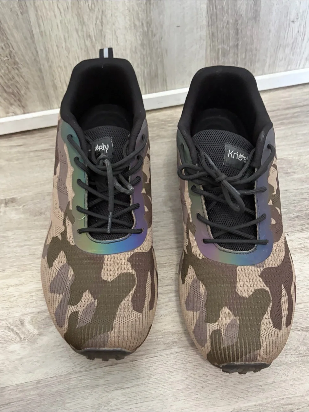 Kricely camouflage trail running shoes Men 48 Hiking Nature Sneaker